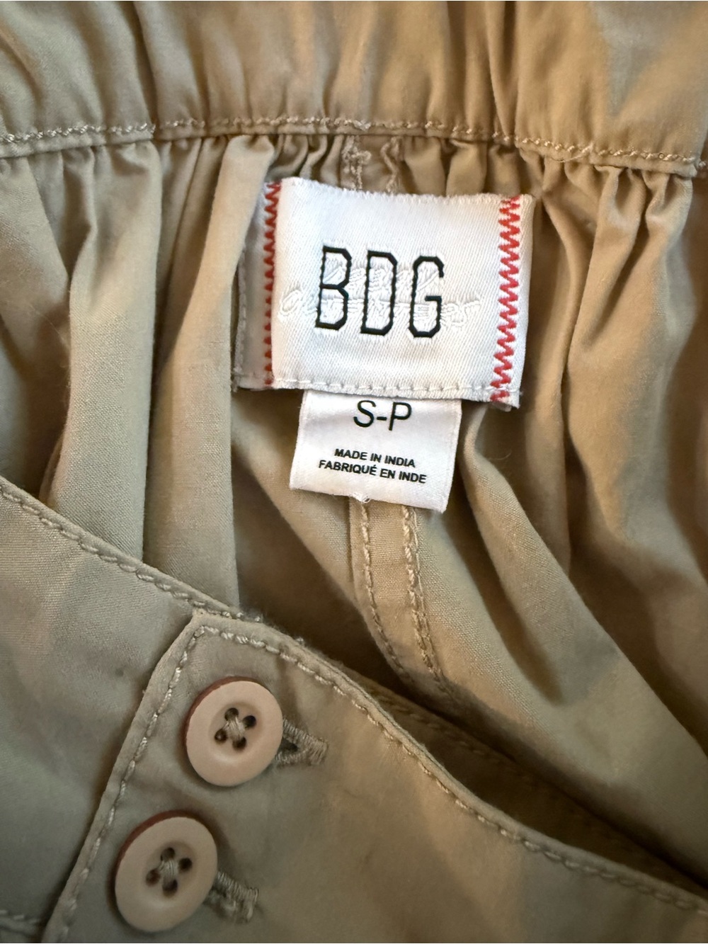 BDG Belle Double-Button Mini Skirt from Urban Outfitters, Size S - Picture 7 of 8
